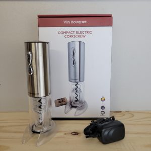 Tire-bouchon électrique inox