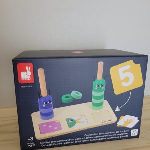 Jouet en bois composition des nombres