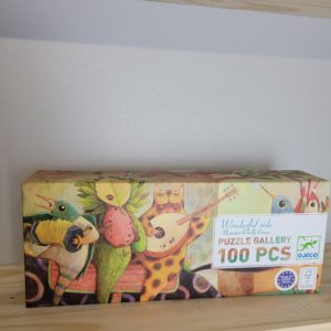 Puzzle 100 pièces - tableau animaux musique