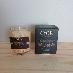 Bougie parfumée - Pêche / Orchidée