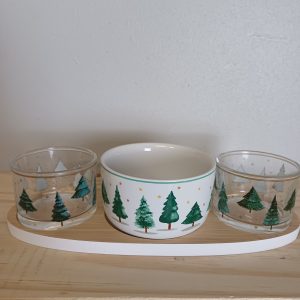 Plat apéritif 3 coupelles