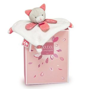 Doudou plat Chat 17 cm