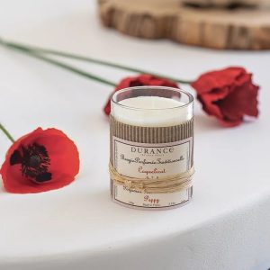 Bougie 180 gr. 
Coquelicot.